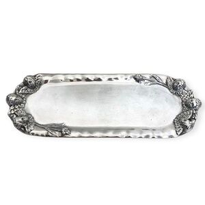 Vintage Hacienda Real Pewter Cherub Angel Vanity Tray